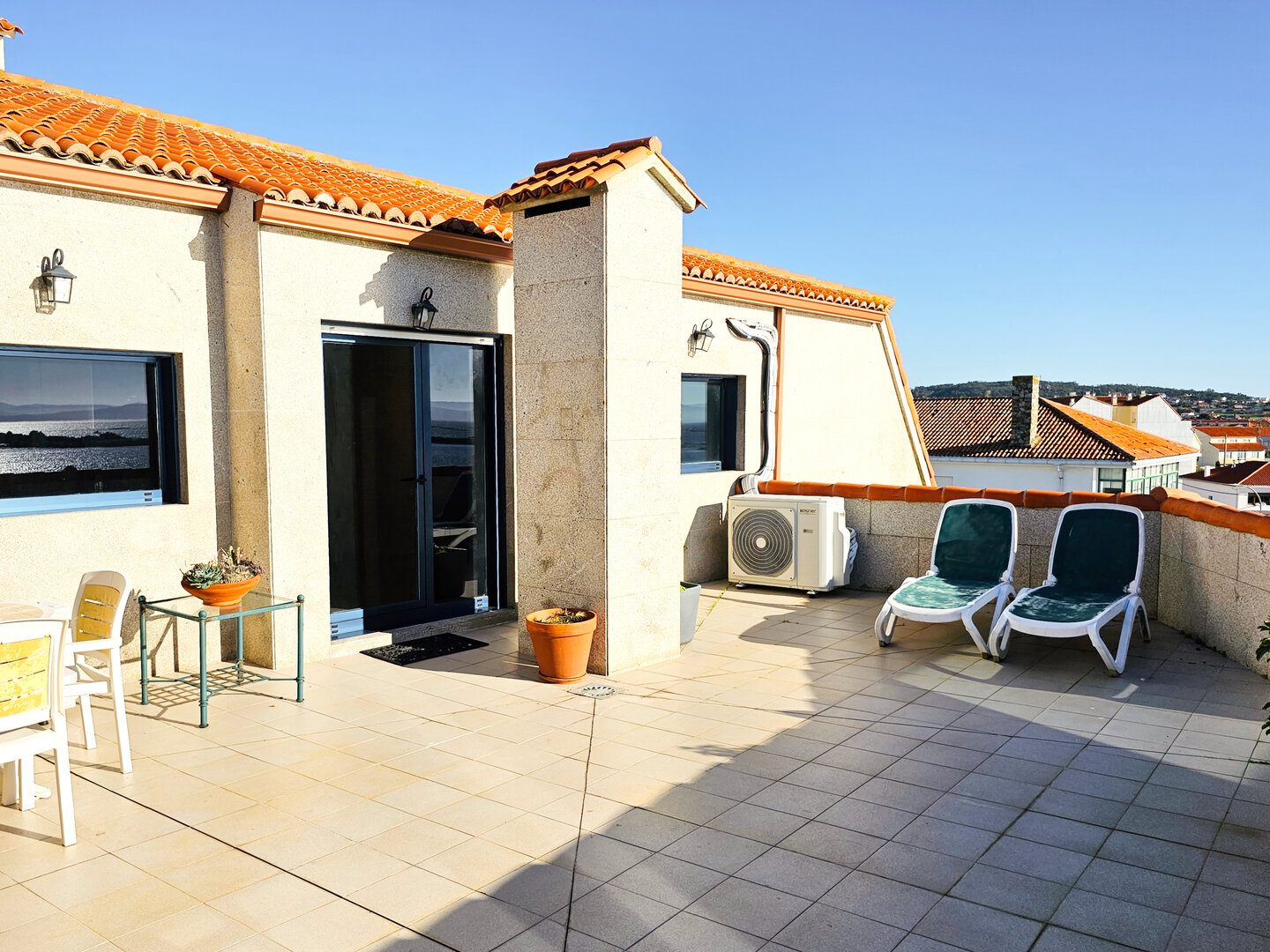 Terraza de 50m² con vistas al Atlántico